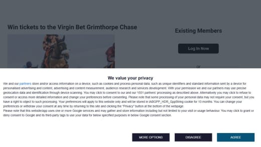 County Enclosure Tickets For Grimthorpe Chase