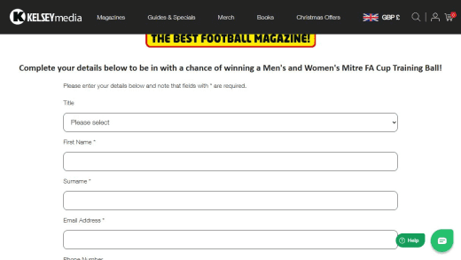 Mitre Fa Cup Training Ball