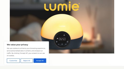 Bodyclock Glow 150 Sunrise Alarm Light