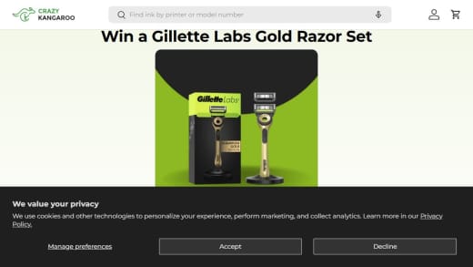 Champion Gold Razor Set