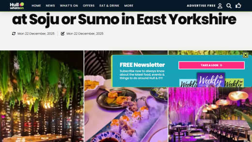 Meal With Drinks For Four People