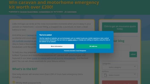 Caravan and Motorhome Emergency Kit