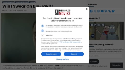 I Swear Blu-Ray Disc