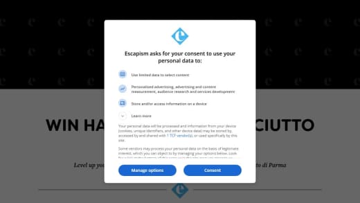 Half Leg Of Prosciutto Di Parma