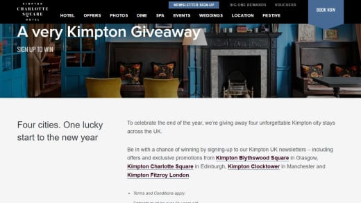 Two-Night Stay At A Kimpton UK Hotel