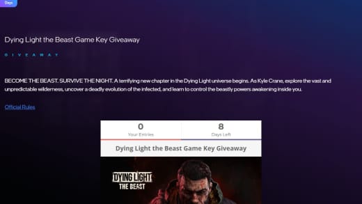 Dying Light The Beast Game Key