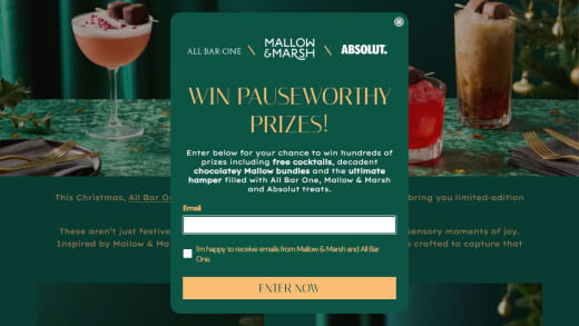 All Bar One, Mallow & Marsh, and Absolut Hamper