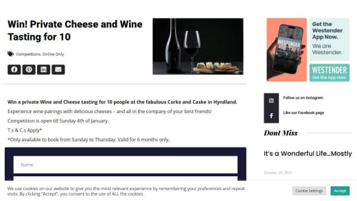 Private Cheese And Wine Tasting Experience