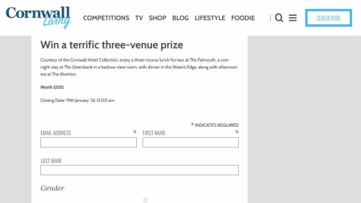 Cornwall Hotel Collection Experience