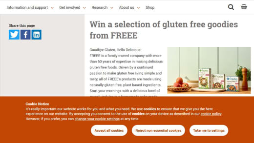 Selection of Gluten Free Goodies