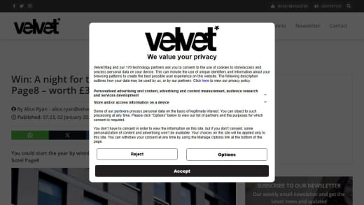 One Night Stay For Two At Luxe Central London Hotel