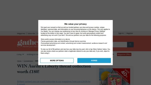 Aurifil X Liberty Thread Collection