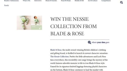 The Nessie Collection From Blade & Rose