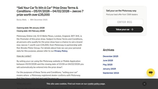 Brand New Jaecoo 7 Car