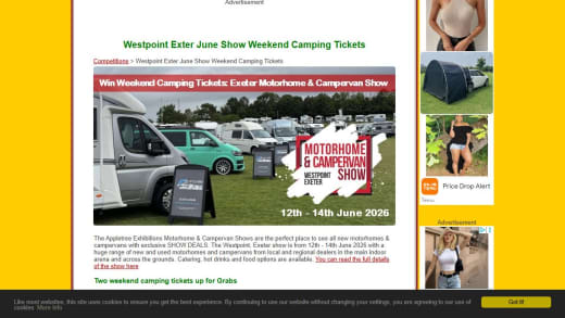 Weekend Camping Tickets