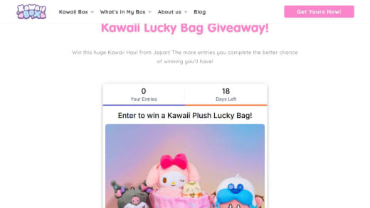 Kawaii Plush Lucky Bag