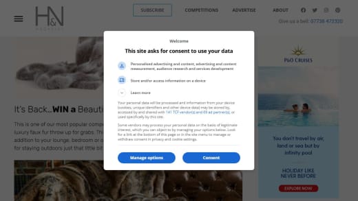 Luxury Faux Fur Throw