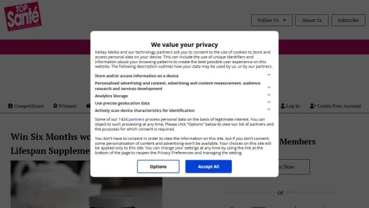 Six Months Supply of Vitality Capsules