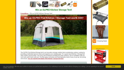Olpro Kitchen Storage Tent