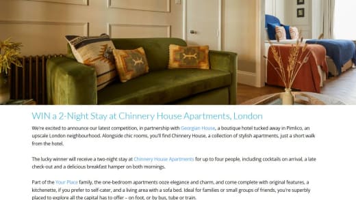 Two-Night Stay At Chinnery House Apartments, London