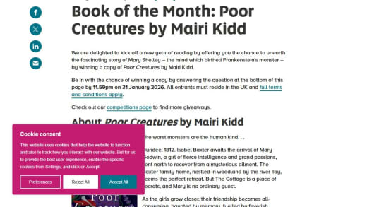Copy of Poor Creatures By Mairi Kidd