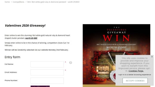 Ruby And Diamond Pendant