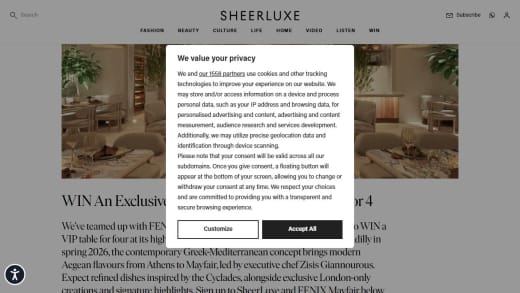 Vip Table At Fenix Mayfair