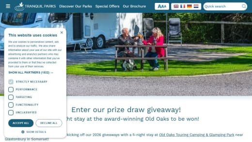 Five Night Stay At Old Oaks Touring Camping And Glamping Park