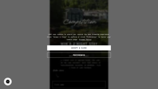 Two Night Stay and Footwear