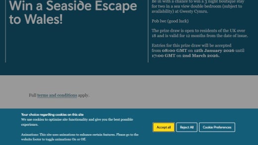 Boutique Stay For Two In Wales