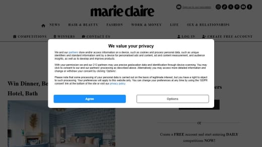 Dinner, Bed, and Breakfast Stay at The Queensberry Hotel