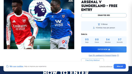 Tickets To Arsenal Versus Sunderland Match