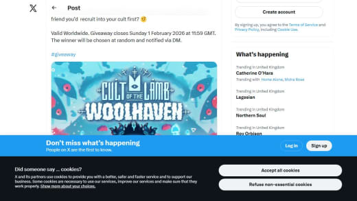 Cult Of The Lamb Woolhaven DLC