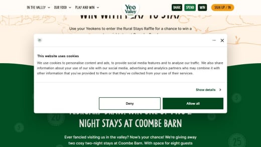 Two-Night Stay For Up To Eight Guests At Coombe Barn