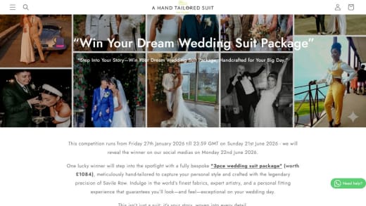 Bespoke Three-Piece Wedding Suit Package