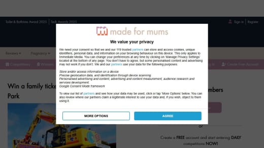 Family Ticket To Diggerland UK Theme Park