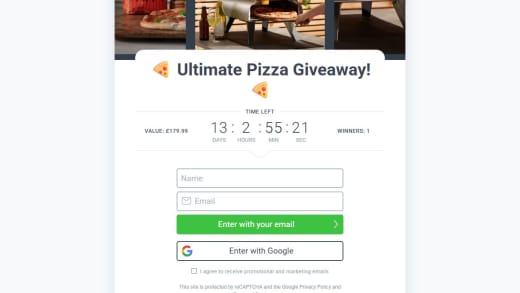 Portable Pizza Oven And Pizza Flour Bundle