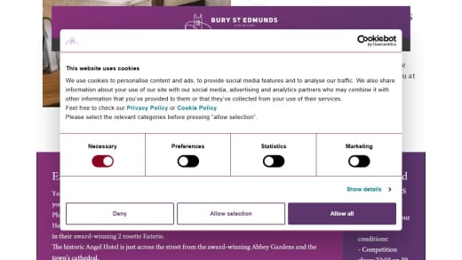 Stay at The Angel Hotel with Tasting Menu