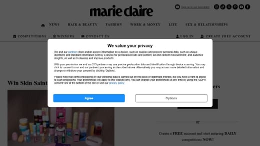 Skin Saints Pampering Hamper and Spa Voucher