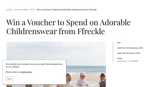Ffreckle Childrenswear Voucher