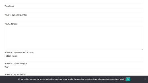 Magazine Competition Payouts