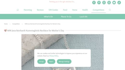 Jana Reinhardt Tiny Hummingbird Necklace