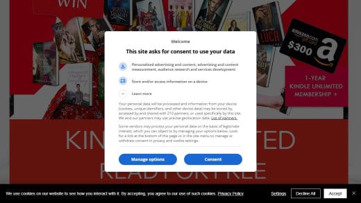 Amazon Voucher and Kindle Unlimited Subscription