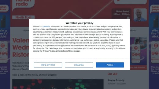 Two-Course Valentine's Set Menu Meal For Two