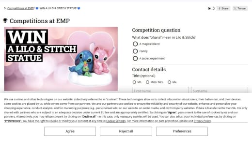 Lilo & Stitch Statue