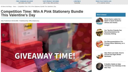 Pink Stationery Bundle