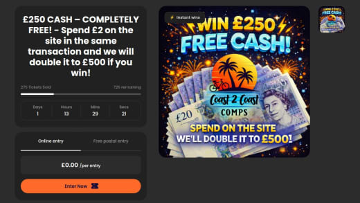 Cash Prize and Instant Wins