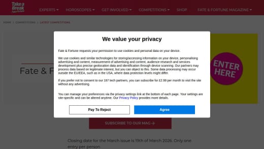 Fate & Fortune Magazine March Competition Entries