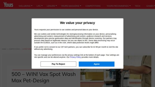 Vax Spot Wash Max Pet-Design Cleaner