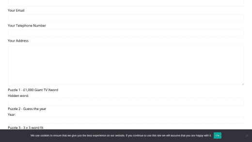 Magazine Competition Payouts